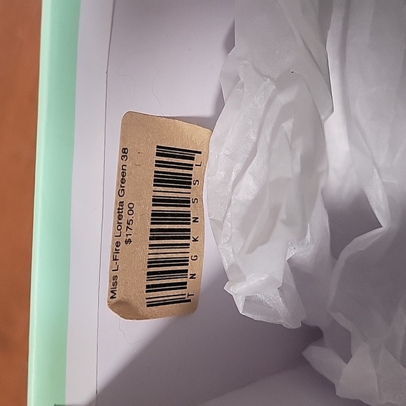 Miss L Fire Loretta Green Classic Ruched Peep Toe Suede Pumps - Picture 10 of 12